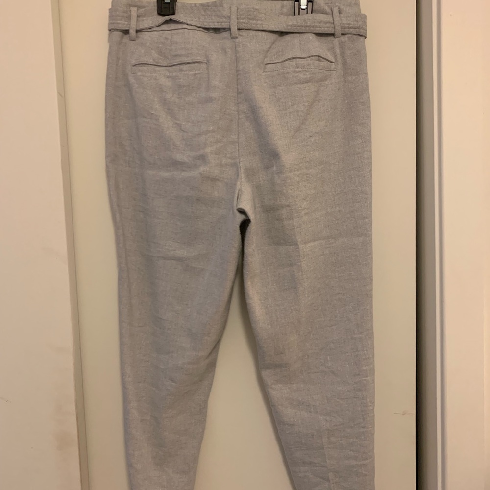 Loft Cropped Light Blue Trousers